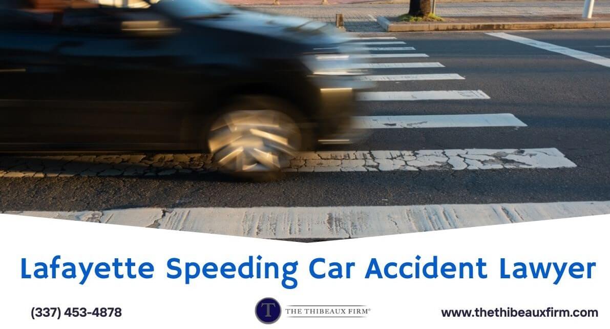 Lafayette Speeding Car Accident Lawyer