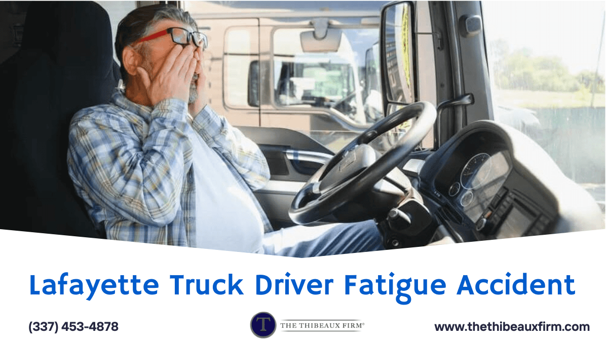 Lafayette Truck Driver Fatigue Accident